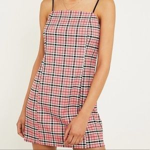Urban Outfitters Pink Plaid Dress